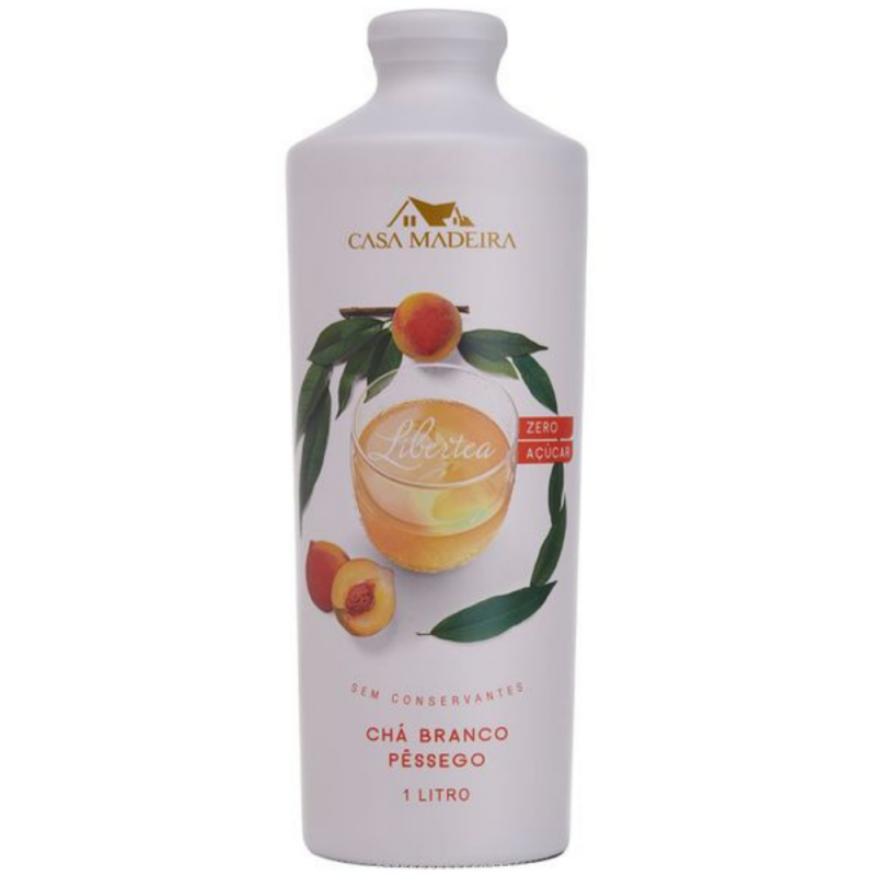 Chá Branco Com Pêssego 1l
